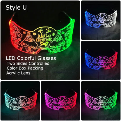 Unisex Acrylic Light Up Glasses for Parties & Events