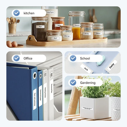 Premium Bluetooth Portable Label Printer – USB Rechargeable & Inkless for iOS/Android
