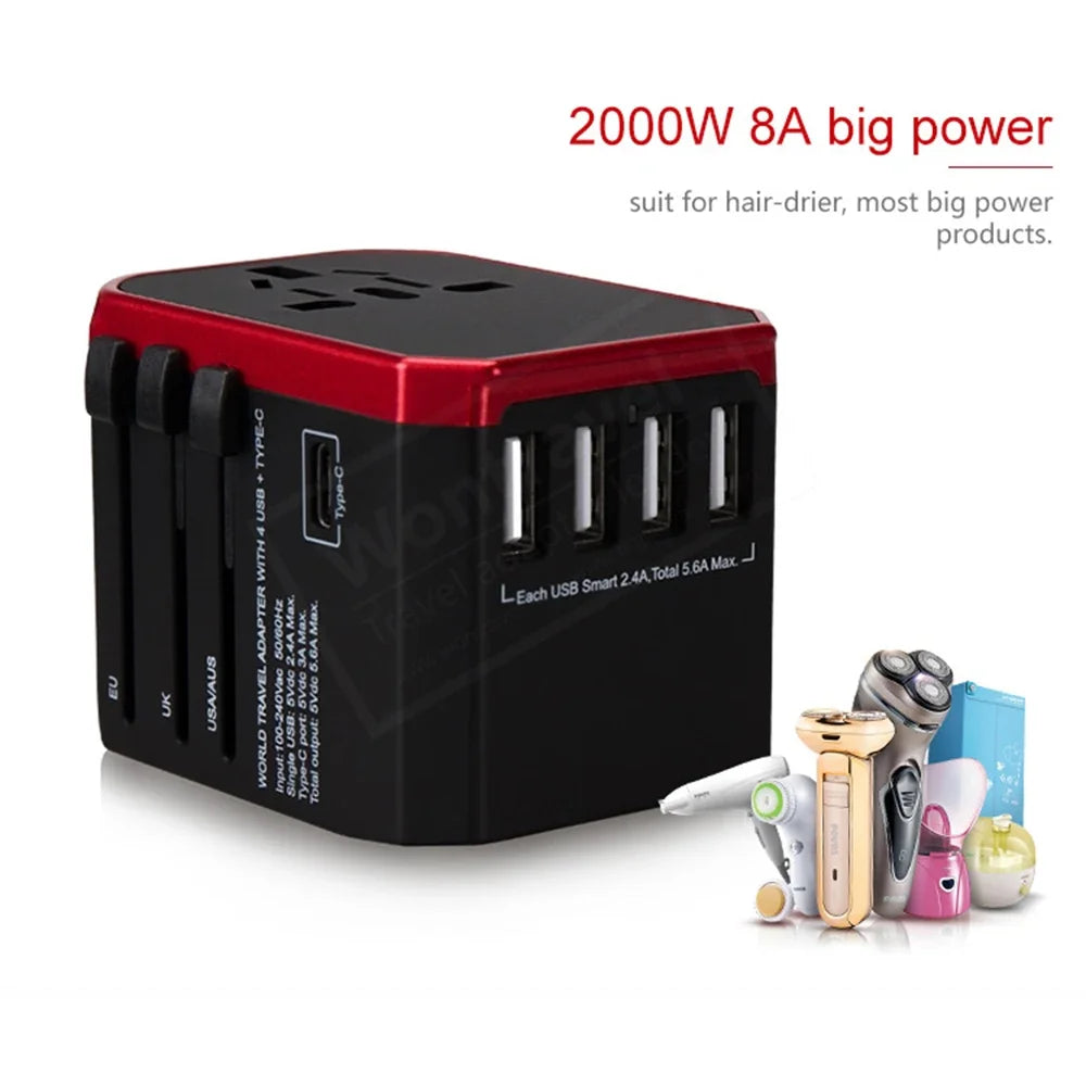 Melery Multi-National Travel Adapter