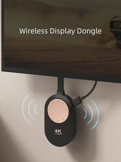 Hagibis 4K Wireless HDMI Display Adapter - Laptop/Phone to TV/Projector