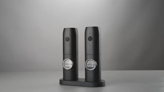 USB Rechargeable Electric Pepper Grinder with LED Light